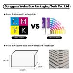 Eco Recyclable Cardboard Hamburger Boxes Pizza Lunch Patty Packaging
