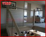 Steel Cable Stair VK80SC Aluminum Carbon Steel Powder-coate Treed Beech Wooden