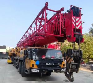Quality Heavy Duty 2022 Sany Used Truck Crane 100T Second Hand Truck Mounted Cranes wholesale