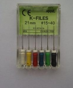Quality Ss Root Canal Files 21mm 25mm 28mm 31mm Length High Temperature Resistant wholesale