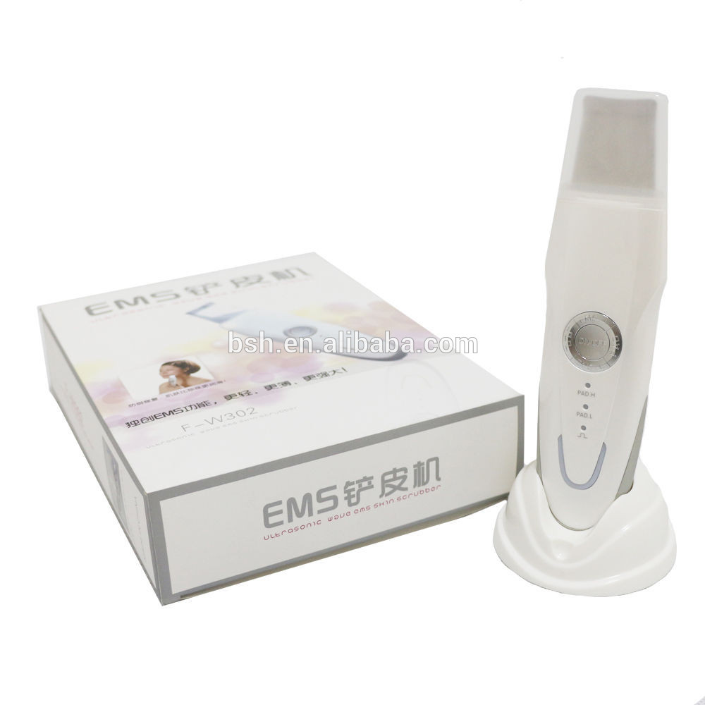 BF1209 Mini EMS Ultrasonic Ion Skin Scrubber Deep Cleansing Long Life Span