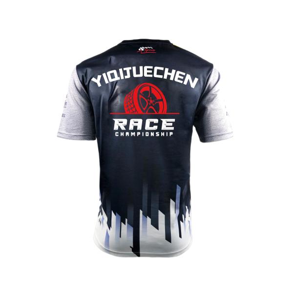 Custom Logo Tshirts Sustainable Team Racing Men Shirts for Sportswear Enthusiast