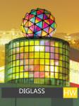 Diglass Laminated Dichroic Glass For Glass Shower