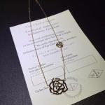 Piaget Rose necklace brand jewelry diamonds necklace 18kt gold