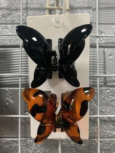 Quality Girls Sweet Butterfly Claw Clips , Lightweight Plastic Hair Clamp wholesale