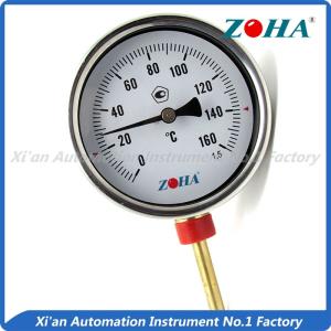 Quality High Accuracy Bimetal Dial Thermometer With Stainless Steel Connector wholesale