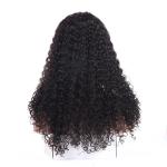 5X5 Lace Jerry Curly Wigs Human Hair Lace Front 24 Inches Human Hair Wig Nature