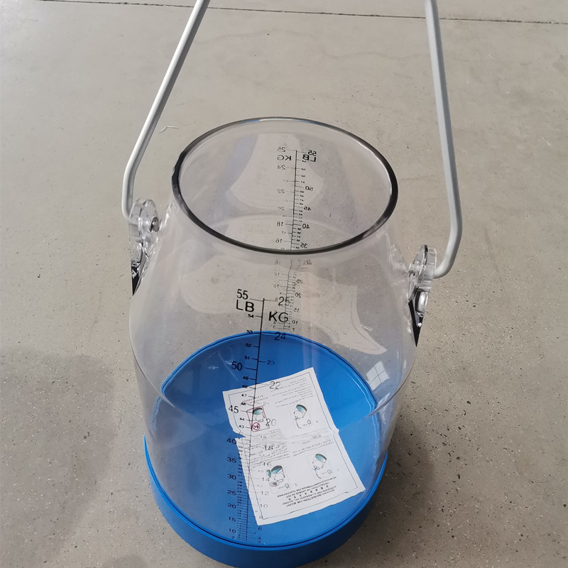 Rust Resistant 25L Clear Milking Bucket Pail Durable for Smooth Milking Operations
