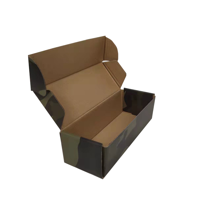 Recycled Kraft Paper Corrugated Packing Boxes For Fries Chips And Pizza