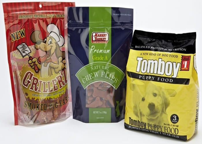 Reusable Animal Feed Packaging Bags Dog Food Sack Glossy Appearance