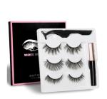 Comfortable Handmade 3D Magnetic False Lashes With Natural Look