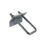 Square Zinc Beam Clamp Blue White Stamping Parts U Form Bolt Steel Strut