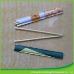 6.5*200 Mm Smooth Round Bamboo Chopsticks Disposable Natural Color