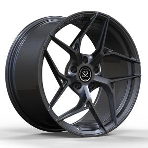 Quality 21 Inch Staggered Satin Black 1 Pc Forged Alloy Wheels For Bmw M2 5x120 wholesale