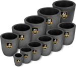 Clay Graphite Crucible For Metal Melting Casting Refining Gold Silver Copper