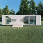 Capsule House With Balcony Prefabricated Construction Industry Outdoor Capsule