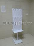 Jewelry Revolving Display Stand With Hooks , Peg Hook Display Rack