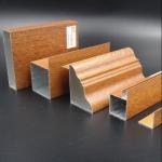 0.4mm Wood Grain Aluminium Profile Heat Insulation For Iraq Malaysia