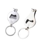 Sublimation Blanks Sublimation Nail Clipper Keychain DIY Stainless Steel Nail