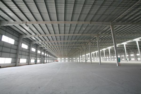 Cheap Earthquake Resistant Prefab Steel Warehouse Customize Logo And Slope Roof Buildings for sale