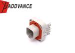 Electrical Deutsch IPD Female Waterproof Grey Automotive 6 Pin Header Connector