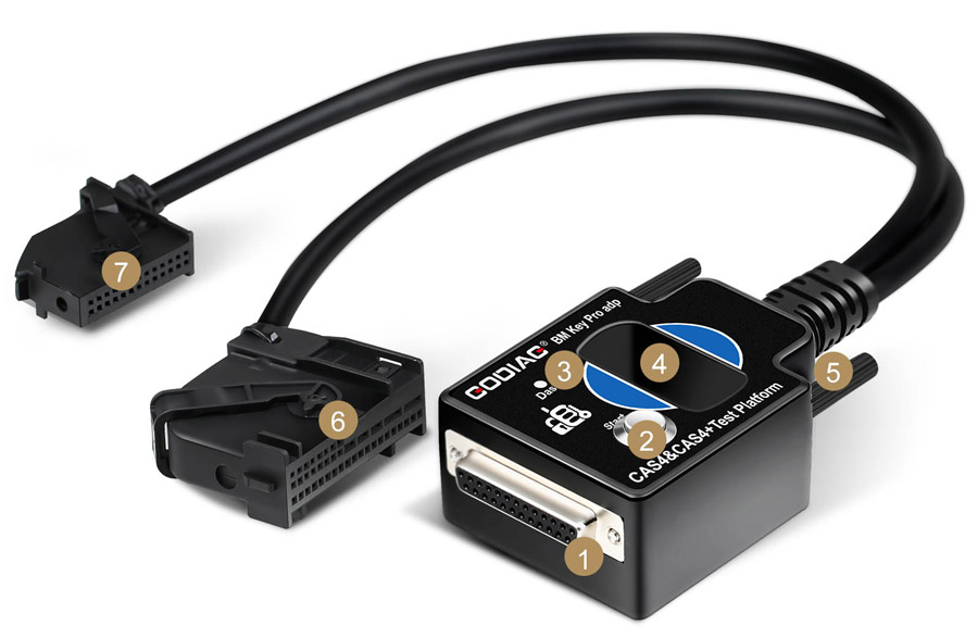 GODIAG GT100 Pro GT100+ Breakout Box with BMW CAS4 CAS4+ and FEM/BDC Test Platform