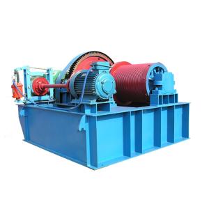 Quality 0 - 30m / Min Electric Wire Rope Winch Machine Engine Powered Cable Puller Heavy Duty wholesale
