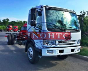 Quality 8 - 12 Tons Cargo Transport Truck 6 Wheelers Truck Chassis For Refitting Cargo / Tank Truck wholesale
