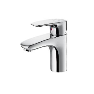 Quality ARROW Polished Basin Mixer Faucet , 145mm Hot Cold Water Mixer Tap wholesale