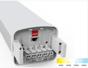 Quality Industry 50W LED Tri Proof Light 160LPW LED 0-10V Dimming With 5 Years Guarantee wholesale