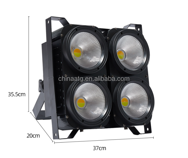 COB400W 4 Eyes Vegetable Par Light Bar Flash lights For Stage And Dance Floor
