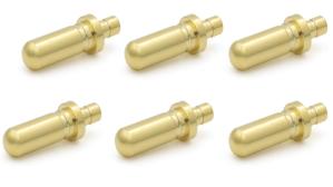 Quality Gold Plating CNC Pin Lathe Machined Brass Pin Customized For Medical wholesale