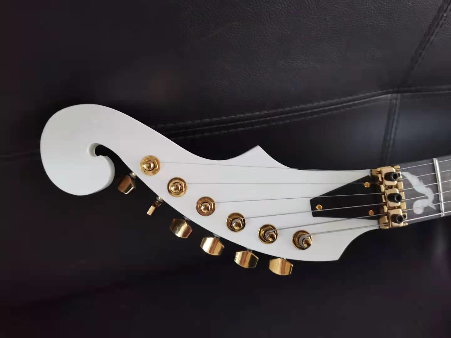Custom 2021 new design irregular hand carved electric guitar accept OEM