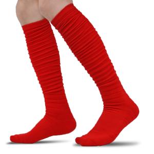 Quality Extra Long Padded Football Scrunch Socks for Youth Athletes' Comfort and Support wholesale