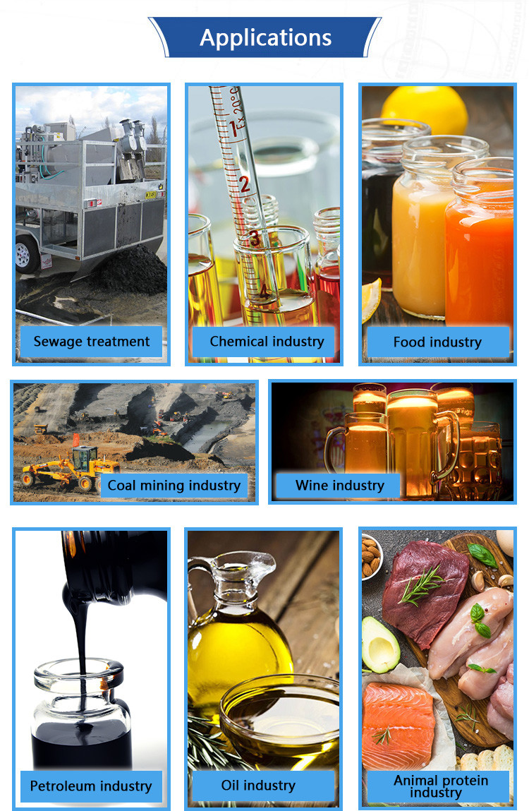 3 Phase Soybean Oil Small Decanter Centrifuge Hidraulic For Animal Sludge