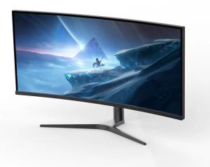 Quality IPS 34 Inch Curved Ultrawide Monitor 21:9 Ergonomic 1440p 165hz Gaming Monitor wholesale