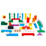Wooden Colored Domino Accessories For Children