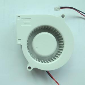 Quality White Plastic DC Blower Fan 12V Waterproof Ip68 Low Noise Sleeve / Ball Bearing wholesale