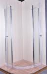Chrome Profile 900X900 Quadrant Shower Enclosures , Clear Glass Shower