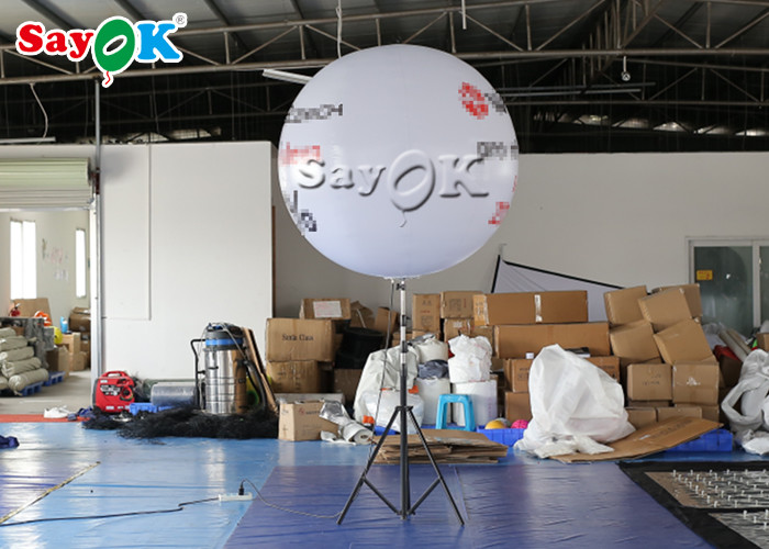 1.5m Advertising Inflatable Tripod Stand Led Light Balloon