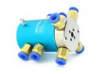 4 Passage Electrical Pnuematic Rotary Union 6~36 Circuits