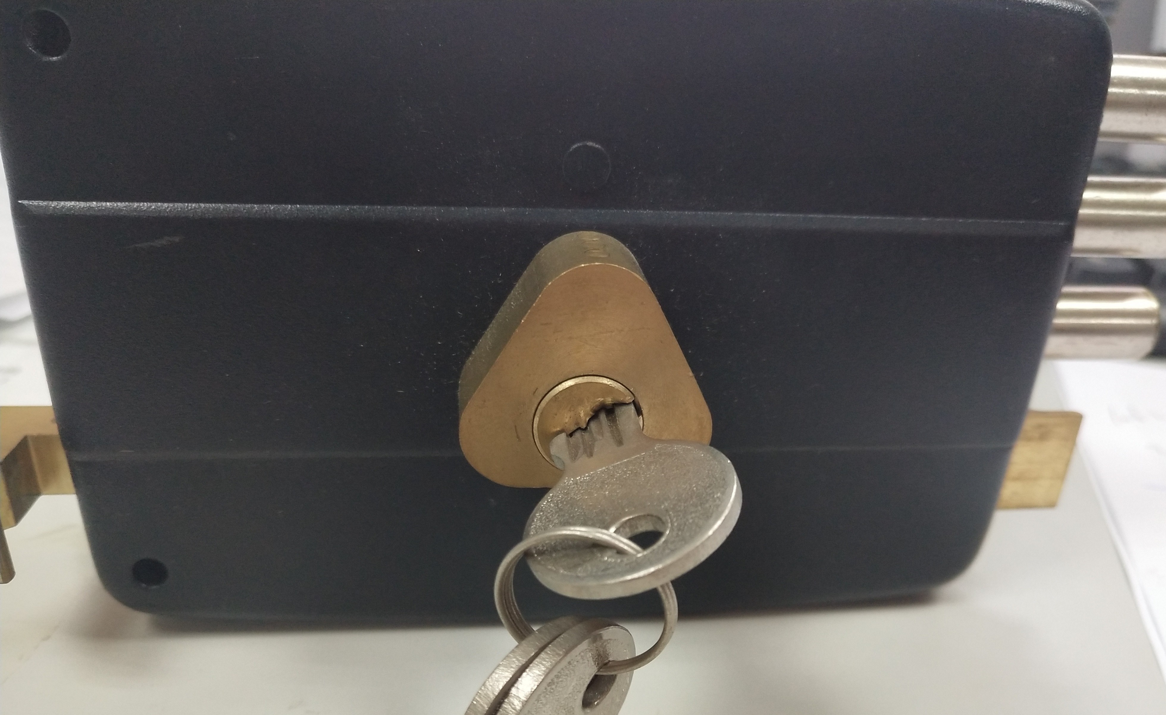 One Latch Security Rim Lock , Heavy Duty Rim Lock Long Working Life