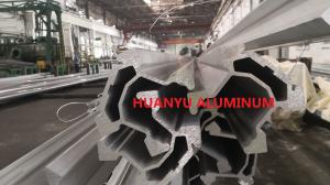 Quality Rock Drilling T6 Feed Beam Extruded Aluminium Profile 14ft Length wholesale