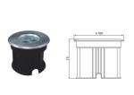 High Power Outdoor LED Inground Light GC-U1012