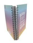 200pp 2022 A5 Office Spiral Notebook Planner Hardcover Wire O