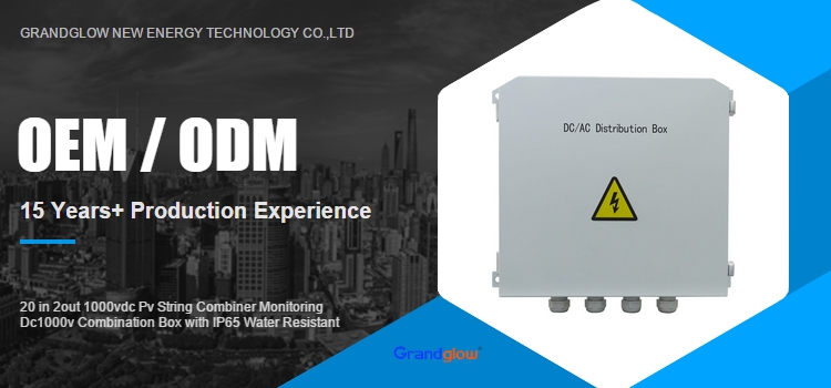 20 in 2out 1000vdc Pv String Combiner Monitoring Dc1000v Combination Box with IP65 Water Resistant
