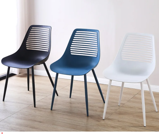Modern Design Style Nordic Ergonomic Plastic Chair for Household Furniture in Kitchen Living Room Bedroom Dining