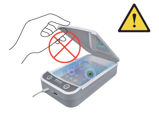 3W UV Disinfection Products Phone Watch Jewelry Toys Glasses Keys Stelirization Box