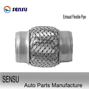 Quality 45*100mm SS201 Stainless Steel Exhaust Flex Pipe Double Braids wholesale