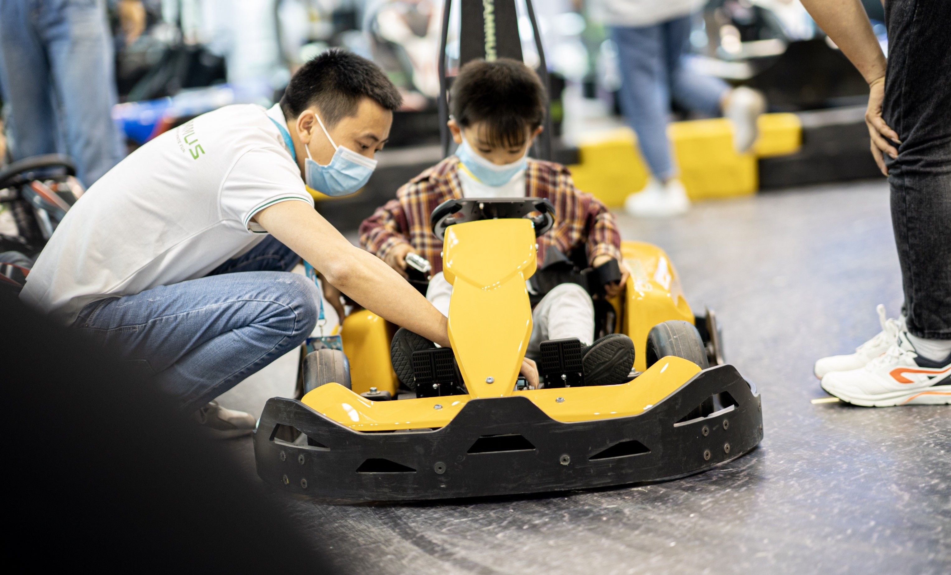 Pro Version 3500RPM Children Go Kart With 790mm Wheel Base